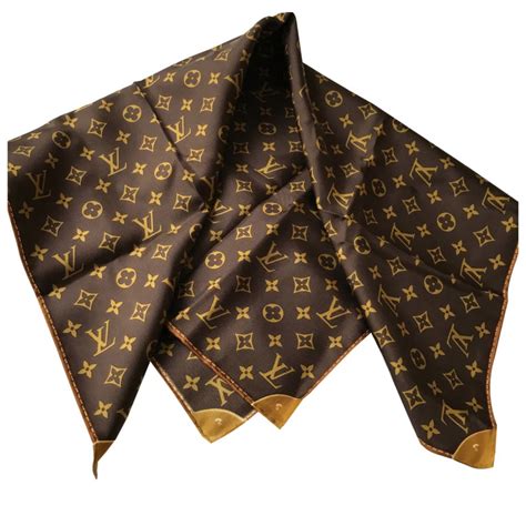 lv scarf women's brown|louis vuitton scarf ladies.